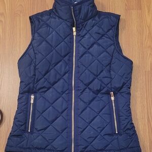 Southern Tide Midnight Blue Quilted Vest